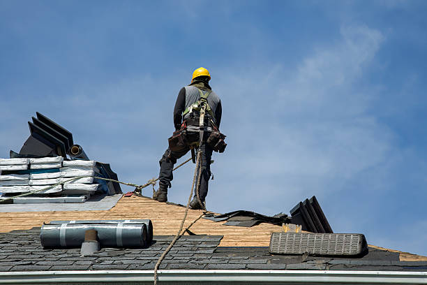 Professional Metal Roofing technician working in Little Ferry, NJ